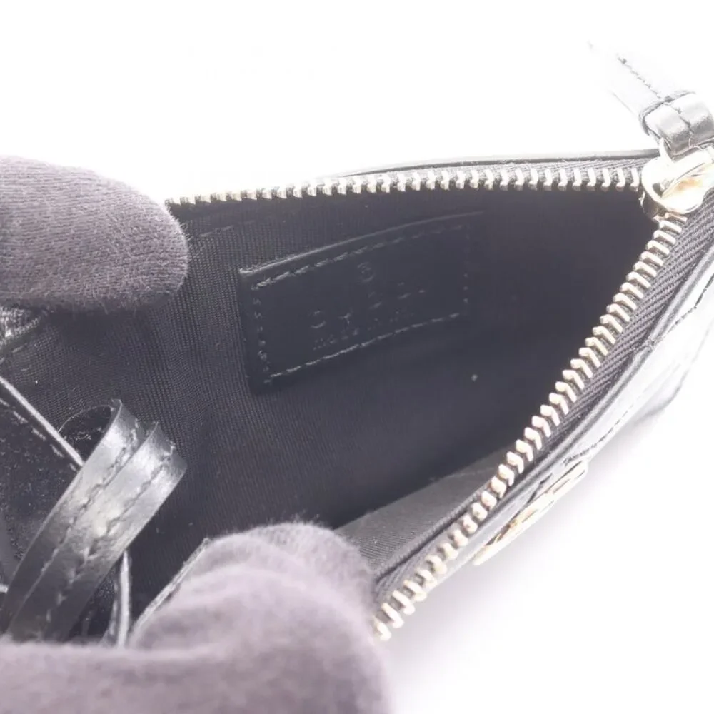 Gucci Leather Double G Keyring Card Case - Picture 4 of 5